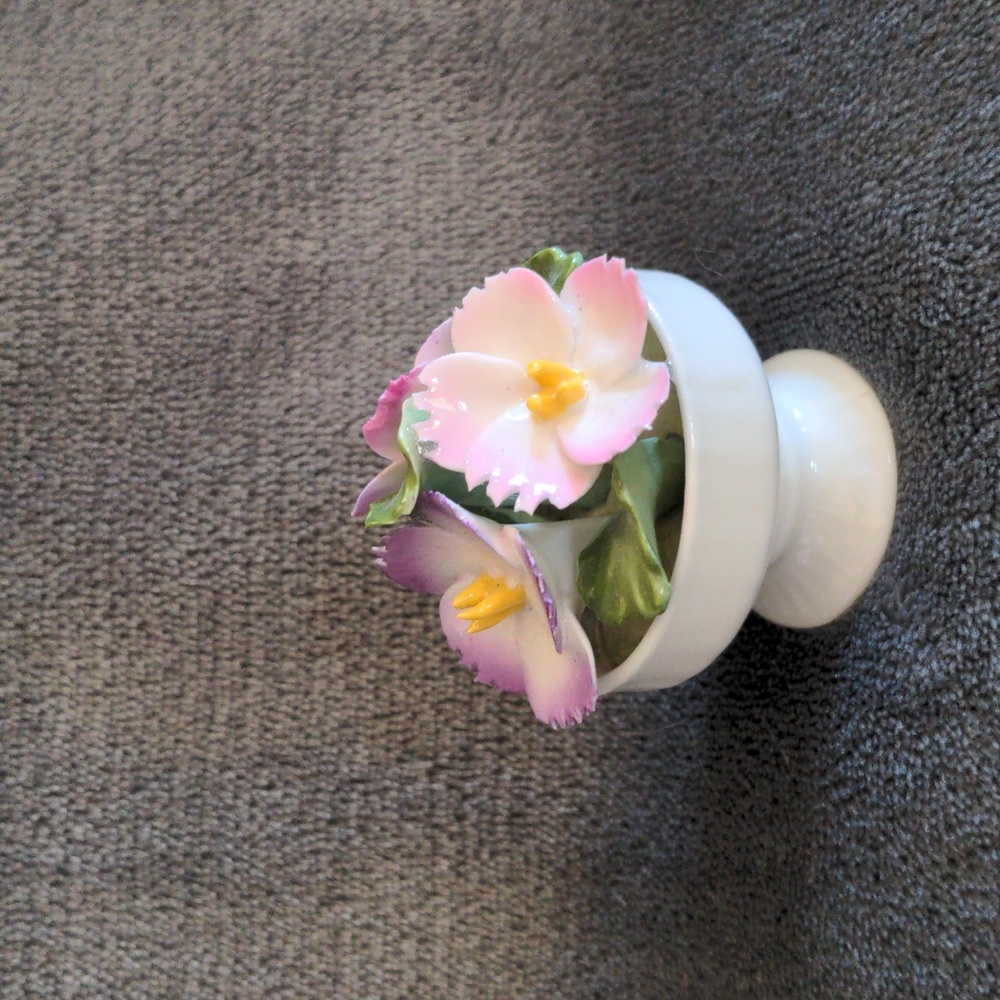 John Aynsley Fine Bone China Floral Figurine